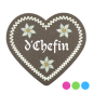 Preview: "Einzigartiger Anstecker 'd`Chefin' aus Bayern - ideal für das Oktoberfest!"